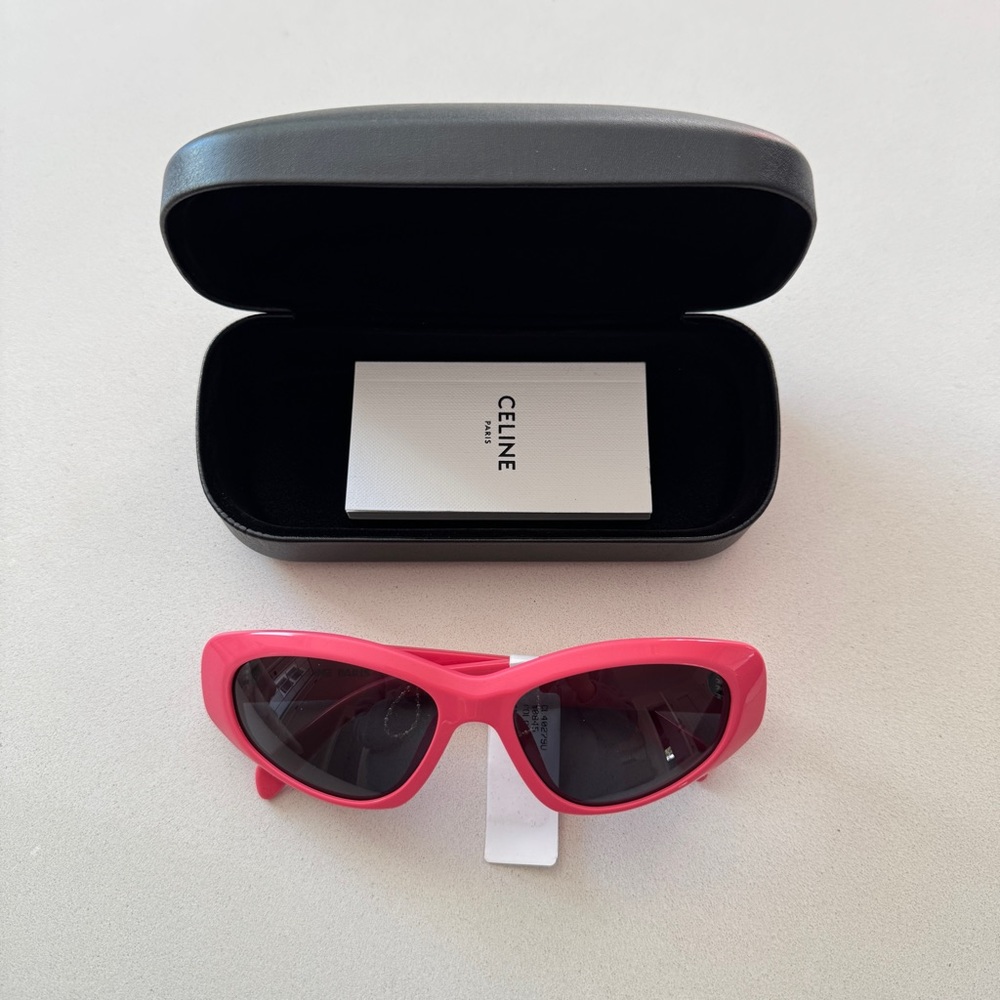 NEW Celine Cl40279U Monochrome 72a Sunglasses Pink Authentic